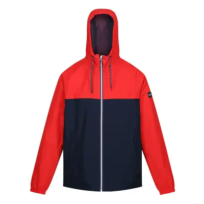 (XXL, Navy/High Risk Red) Regatta Mens Belcastel Waterproof Jacket