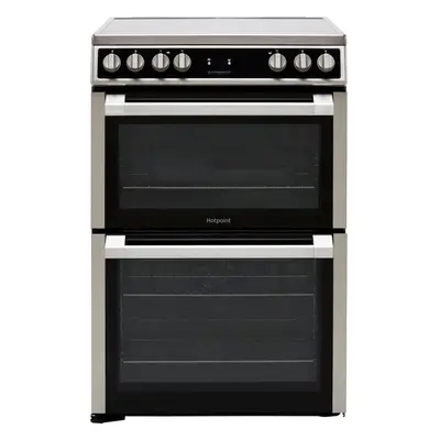 Hotpoint HDT67V9H2CX/UK Electric Cooker with Ceramic Hob - Silver