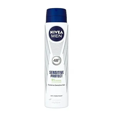 NIVEA Men Sensitive Protect 48h Anti-Perspirant Deodorant Spray, Avacado, ml