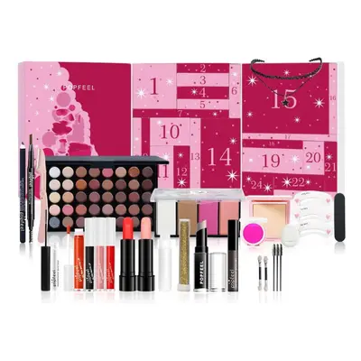 (colour) Christmas Advent Calendar ,Makeup Tools Countdown Calendar Gift Boxes ,Beauty Advent Ca