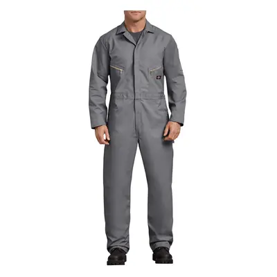 Dickies Mens 12 Ounce Twill Deluxe Long Sleeve coverall gray Large