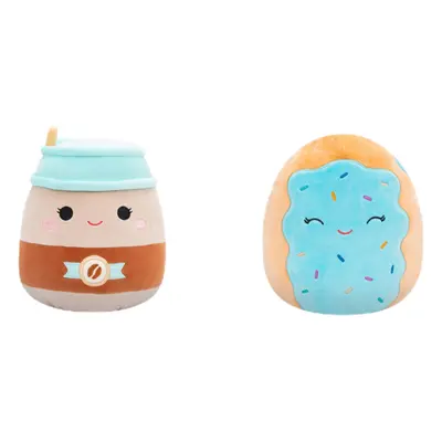 Squishmallows Original 8-Inch Hautely Coffee Cup and Erissa Toaster Pastry FlipAMallows - Offici