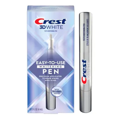 Crest 3DWhite Teeth Whitening Pen Easy-to-Use Conveniently Erases Surface Stains Teeth Whitening