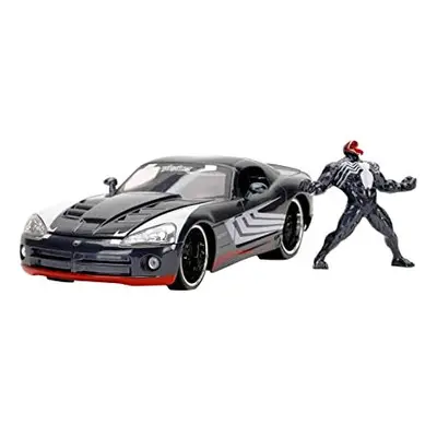 Jada Marvel Spider-Man Venom & Dodge Viper Die Cast Vehicle UK Only - 1:24