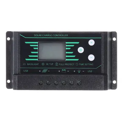 (30A) 10/20/30A 12V/24V Auto Solar Charge Controller LCD Dispaly Battery Charge Solar Controller