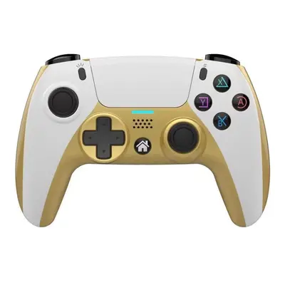 (white gold) Six-axis Somatosensory Gyroscope Wireless Game Controller for Elite Slim Pro Consol