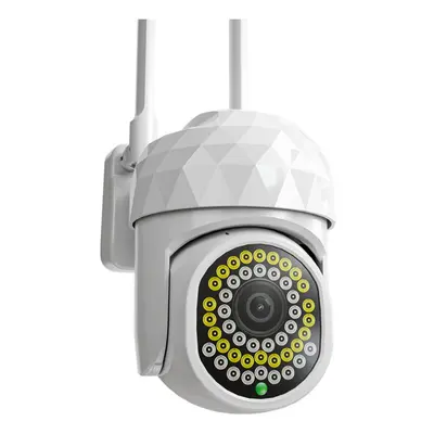 (White) HD 2MP WIFI IP Camera Waterproof Infrared Full Color Night Vision Security Camera with L