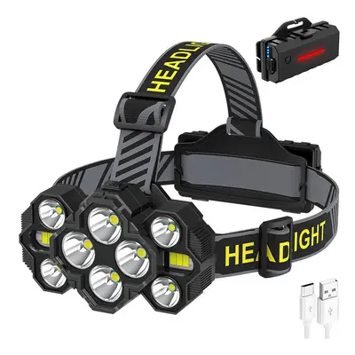 USB Rechargeable Flashlight 2000LM Lights Lighting Modes LED Torch 90m Wide Range For Outdoor Ad