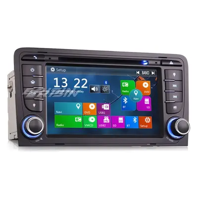 Car Stereo DVD DAB+ SatNav SD RDS DVB-T iPod BT AUDI A3 S3 RS3 RNSE-PU