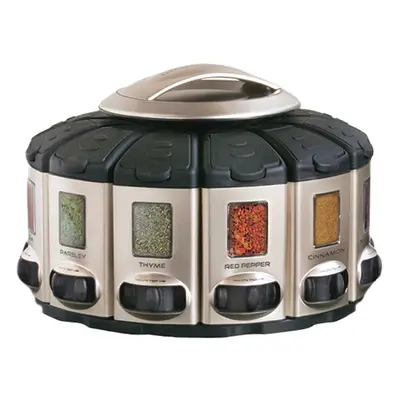 KitchenArt Select-A-Spice Auto-Measure Carousel Professional Series Satin