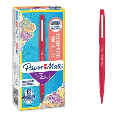 Paper Mate Flair Original Fibre Tip Pen Medium 1.0mm Pack of