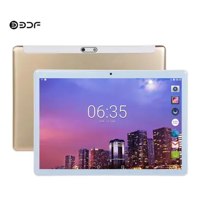 (gold, US Plug) Bdf S10 Android11 4gb Ram 64gb Rom Tablet Pc Computer