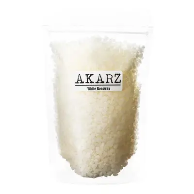 (white, 1000g) Akarz White/yellow Beeswax Pure Natural Cosmetic Grade Top Quality For Diy Lip Ba