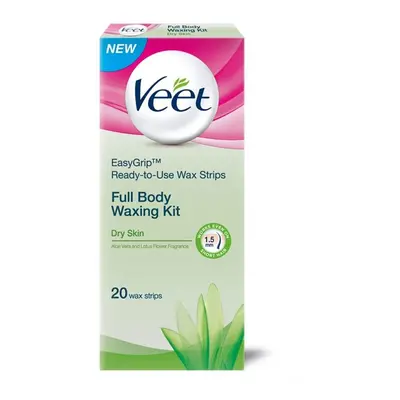 Veet Dry Skin Wax Strips 20's