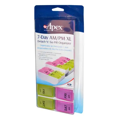 Apex, 7-Day AM/PM XL, Pill Organizer