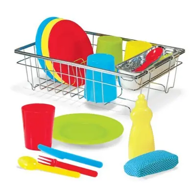 Melissa Doug Let s Play House Wash Dry Dish Set