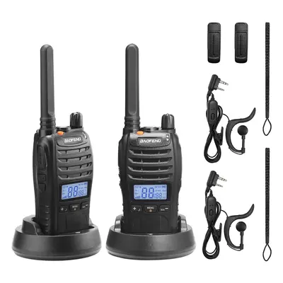 BAOFENG BF-88ST Pro PMR446 Walkie Talkie, Upgraded Long Range Rechargeable License-Free Two Way 