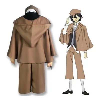 (XS) Edogawa Ranpo cosplay Bungo Stray Dogs Costume Detective Uniform Suit Edogawa Rampo Outfits