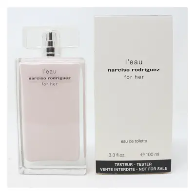 L'eau For Her by Narciso Rodriguez Eau De Toilette 3.3oz Spray New In White Box