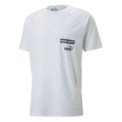 (M) Man City Casuals Tee (White)