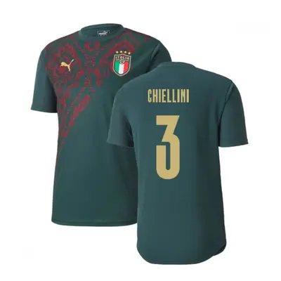 (M) Italy Puma Stadium Jersey (Pine) (Chiellini 3)