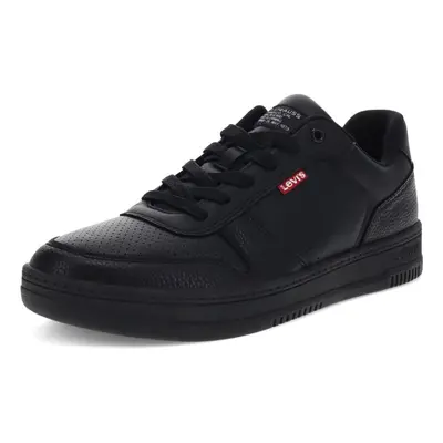 Levi's Mens Drive Lo Synthetic Leather Casual Lace Up Sneaker Shoe Bl