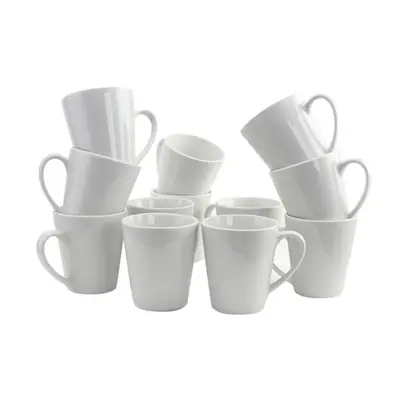 Gibson Home Noble Court Piece oz Mug Set in White