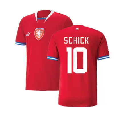 (XL) Czech Republic Home Shirt (SCHICK 10)