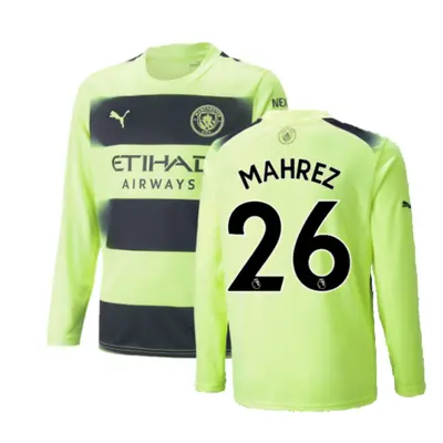 (XL) Man City Long Sleeve Third Shirt (MAHREZ 26)