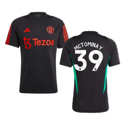 (3XL) Man Utd Training Jersey (Black) (McTominay 39)