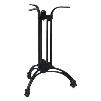 (60 x cm) vidaXL Bistro Table Leg Replacement Table Legs Desk Leg Black Cast Aluminium