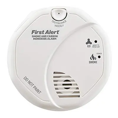 First Alert SCO5 Combination Optical Smoke Alarm & Carbon Monoxide Detector, AA Battery Powered