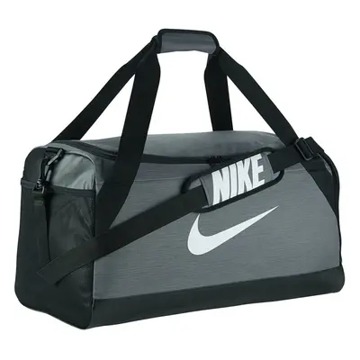 Nike Brasilia (Medium) Training Duffel Bag Flint Grey/Black/White On