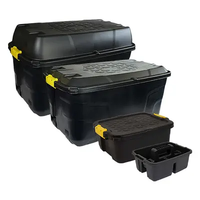 Charles Bentley Strata Heavy Duty Bundle - Set of - Trunk Box 175L, 145L, 24L And Caddy - 95% Re