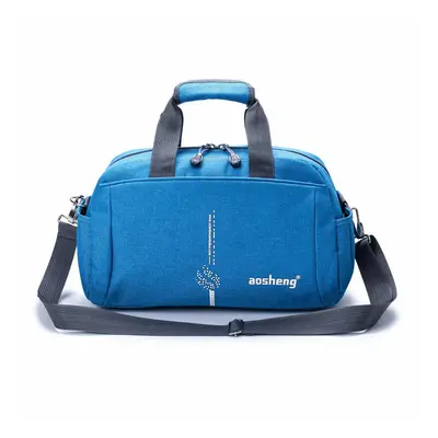 (Light Blue, M) Multifunctional Travel Bag Camping Waterproof Luggage Bag Clothes Storage Organi