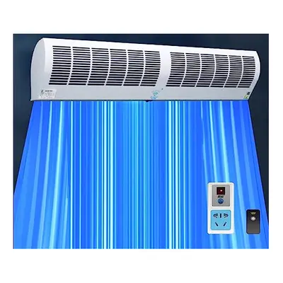 CUPLES Wall Mounted Air Curtain Over Door Fan, Wall Mounted Air Curtain, With Remote Control, 60