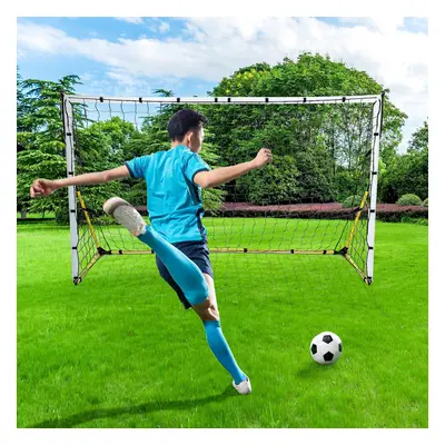 8ft x 5ft Pop Up Football Goals PORTABLE TRAINING Garden Goals