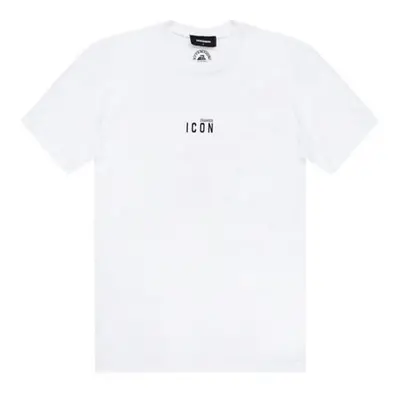 (100 White, XXL) Dsquared2 Small Icon logo printed t-shirt