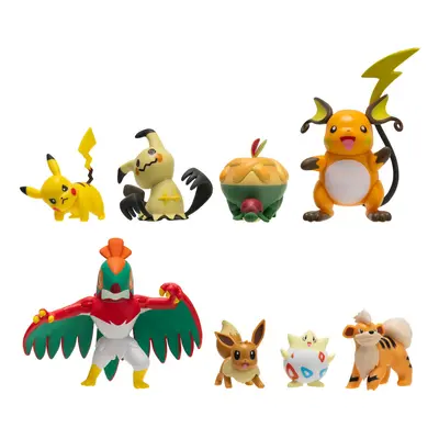 Pokemon Battle Figure Pack - Features 2-Inch Pikachu Eevee Appletu