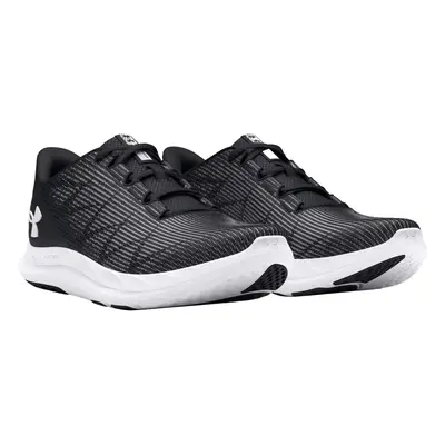 (12 UK, Black/White) Under Armour Mens Charged Speed Swift Trainers