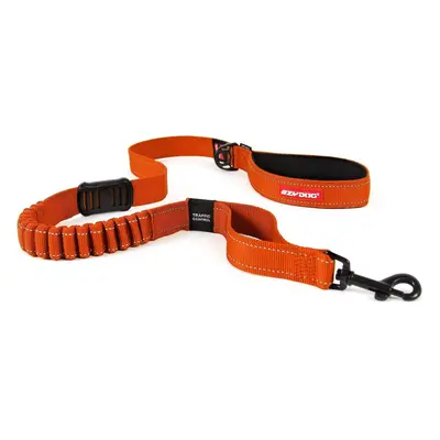 EzyDog ZERO SHOCK Leash - Best Shock Absorbing Dog Leash Control & Training Lead (48"" Orange)