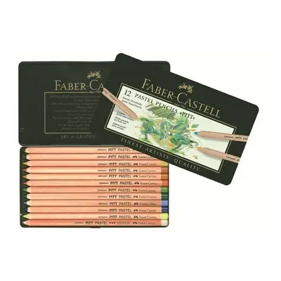 Faber Castell Pastel Pencil Pitt Metal Wallet With Pieces