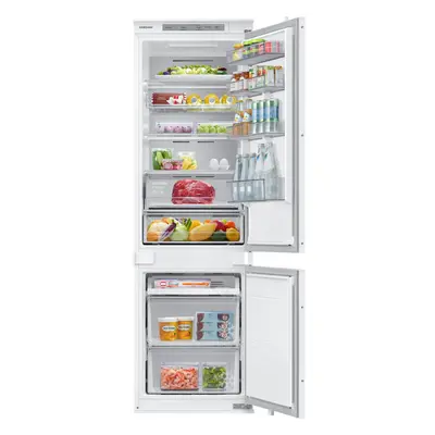 Samsung BRB26705DWW Integrated 70/30 Frost Free Fridge Freezer with Sliding Door Fixing Kit - Wh