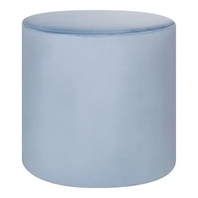 Velvet Pouffe Light Blue LOVETT