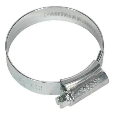 20 PACK Zinc Plated Hose Clip - to 55mm Diameter - External Pressed Threads