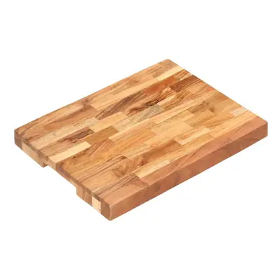 vidaXL Solid Acacia Wood Chopping Board Kitchen Catering Food Cutting Board