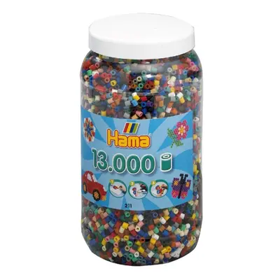 Hama Perlen Ironing Beads Tin with Approx. 000 Colourful