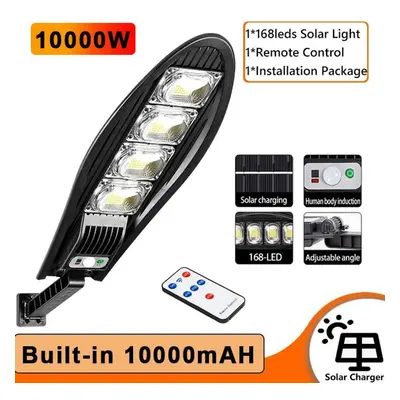 (D-10000W) 10000w 168led Upgraded Solar Street Lamp Outdoor Waterproof Led Garden Wall Adjustabl