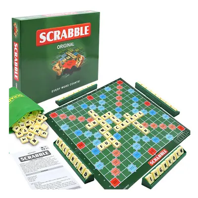 (Large set) Scrabble Board Game Spelling Puzzle Game Educational Toy Family Party Kids Adult