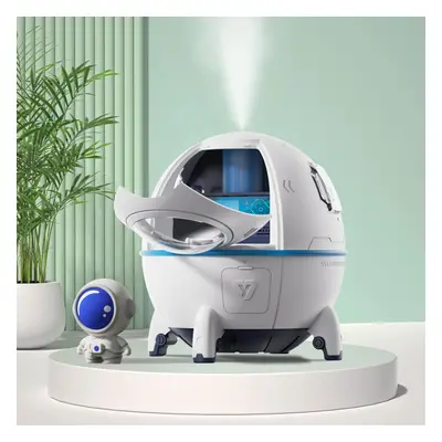 Space Capsule Humidifier, Mini Humidifier for Bedroom,Air Humidifier with Colorful Night Light, 